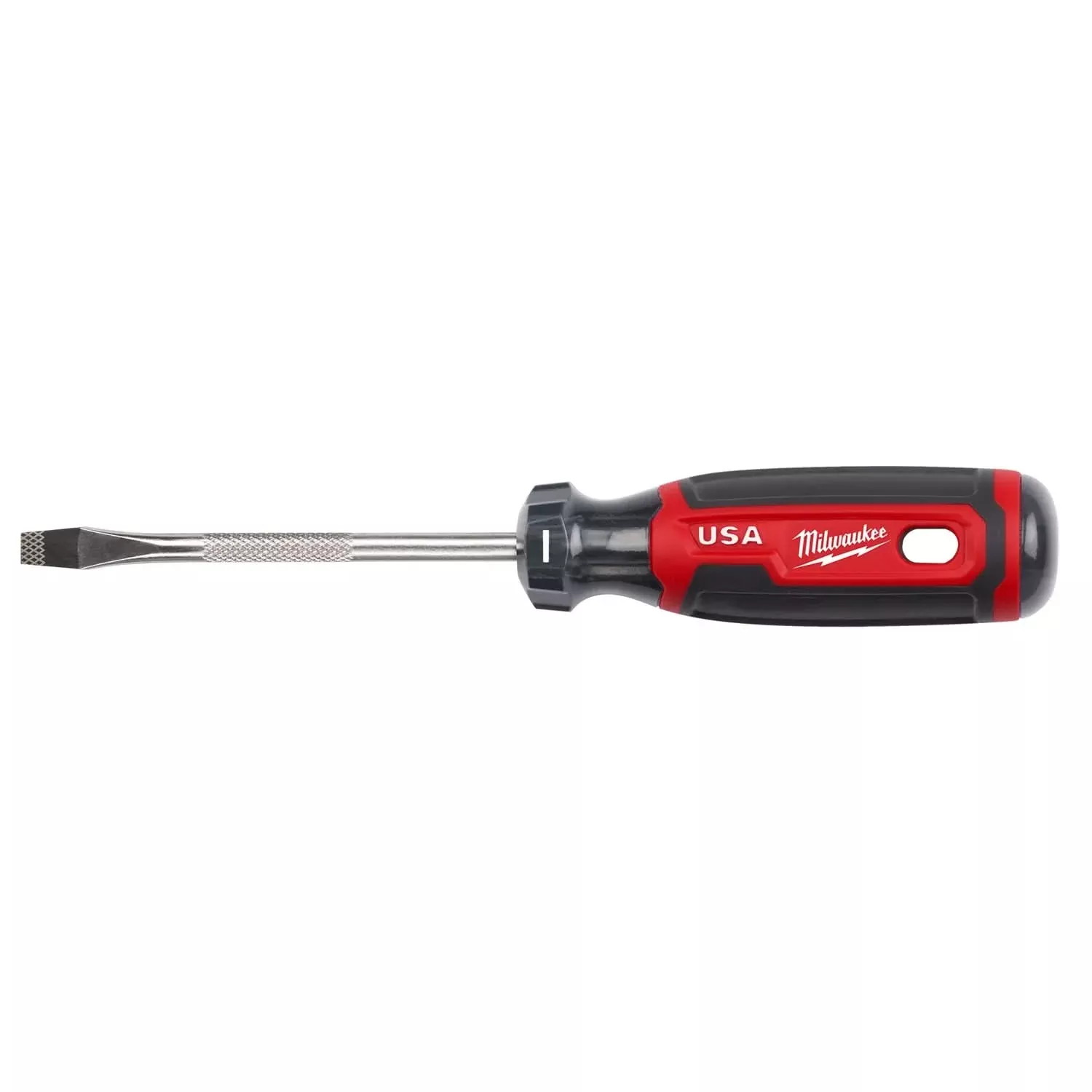 Milwaukee MT206 1/4" Slotted 4" Cushion Grip Screwdriver (Made in the USA)