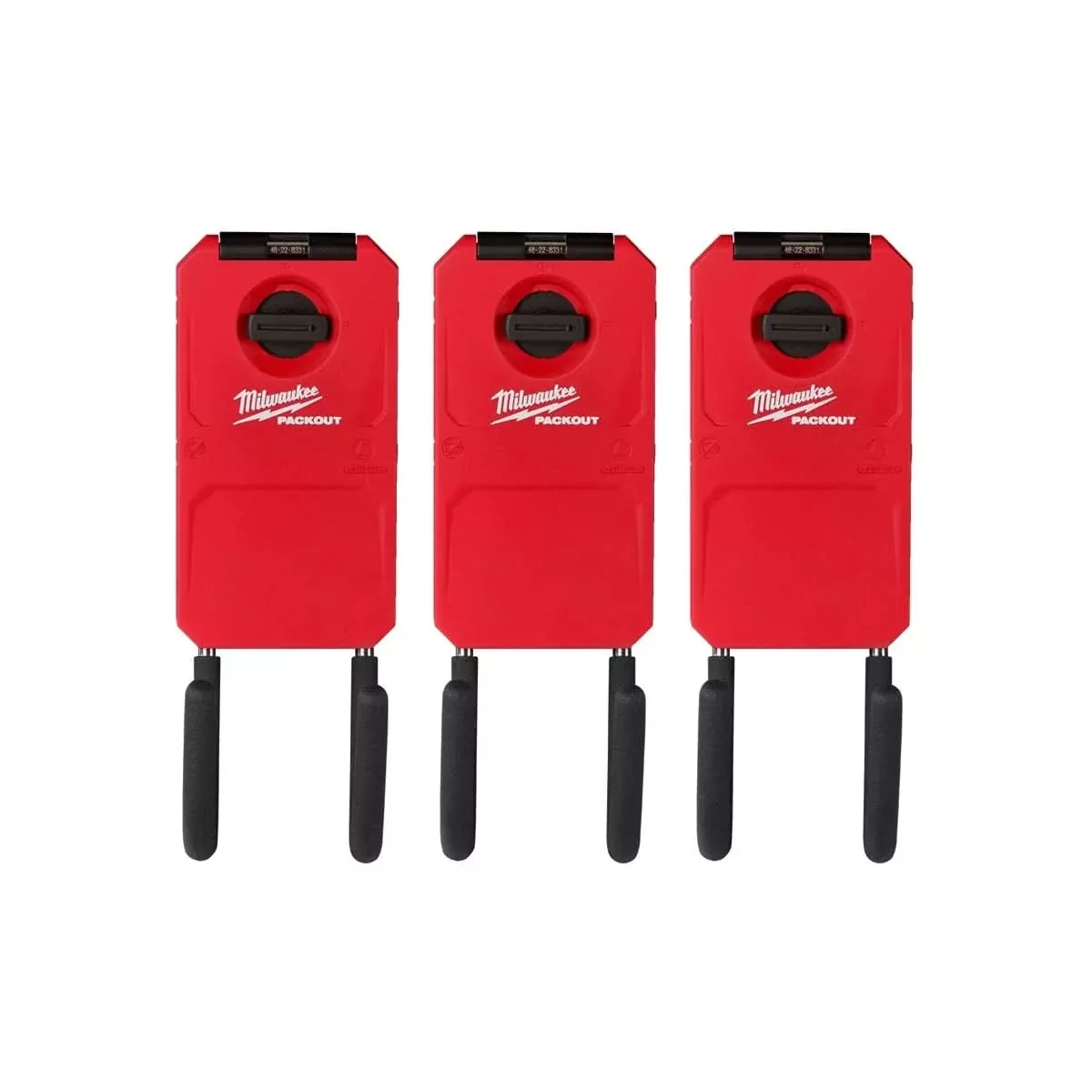 Milwaukee PACKOUT 6-in Curved Hook, 3-Pack