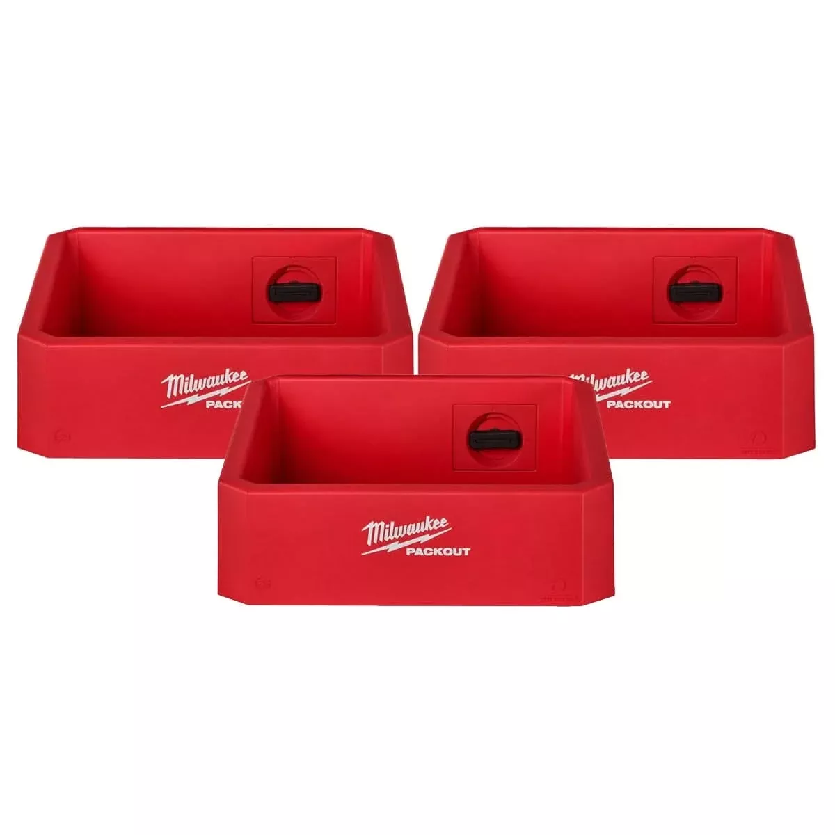 Milwaukee PACKOUT Compact Shelf Bin, 3-Pack