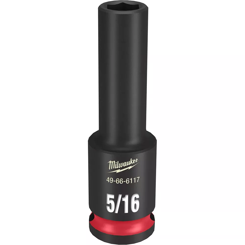 Milwaukee SHOCKWAVE™ Impact Duty 3/8" Drive 5/16" Deep 6 Point Socket