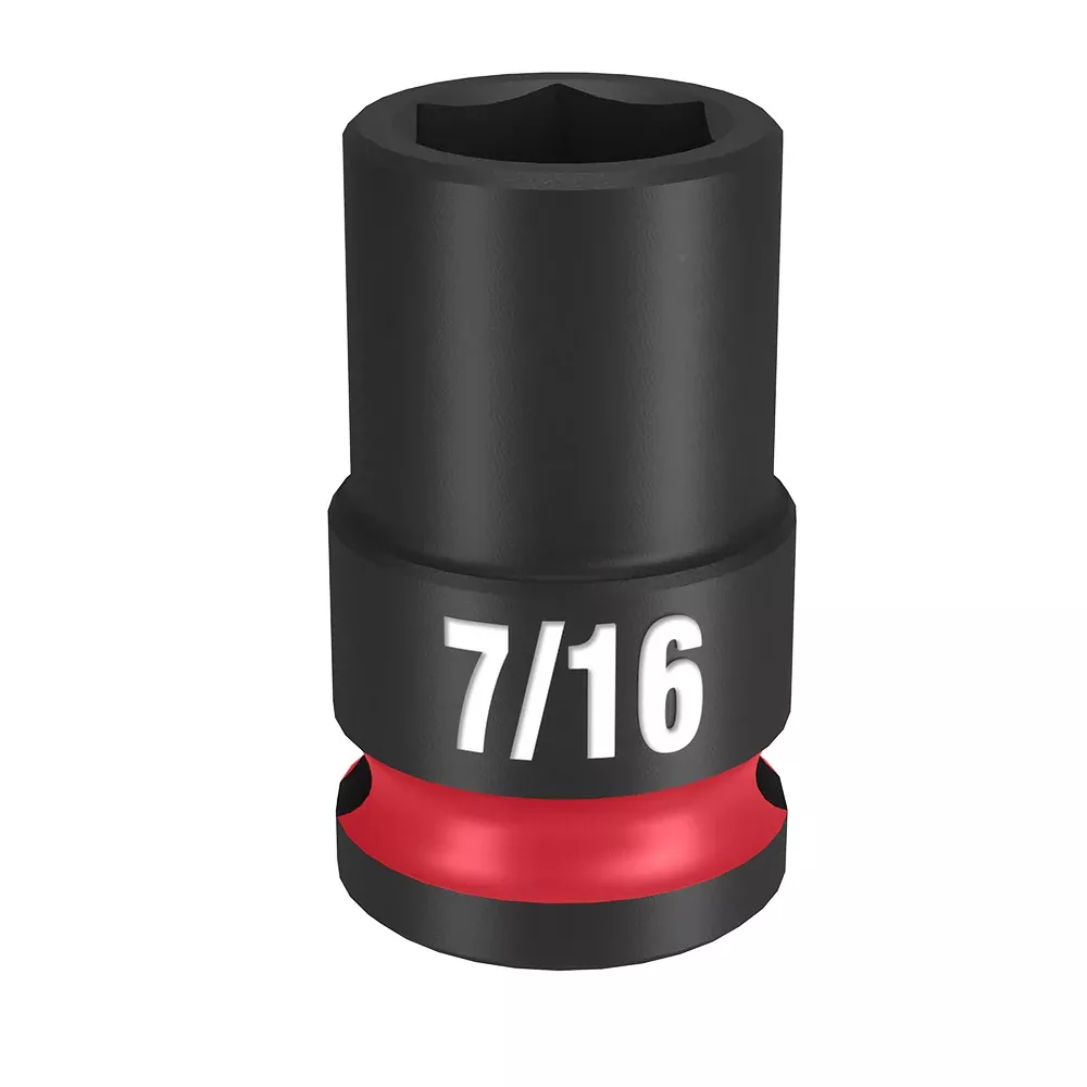 Milwaukee SHOCKWAVE™ Impact Duty 3/8" Drive 7/16" Standard 6 Point Socket