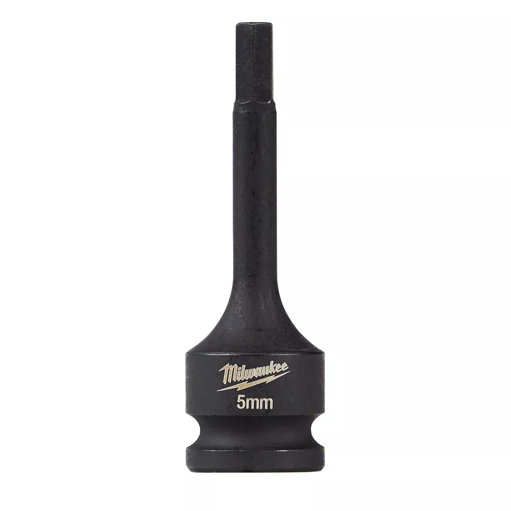 Milwaukee Shockwave™Lineman's 3/8 Drive -5MM Hex Bit Socket