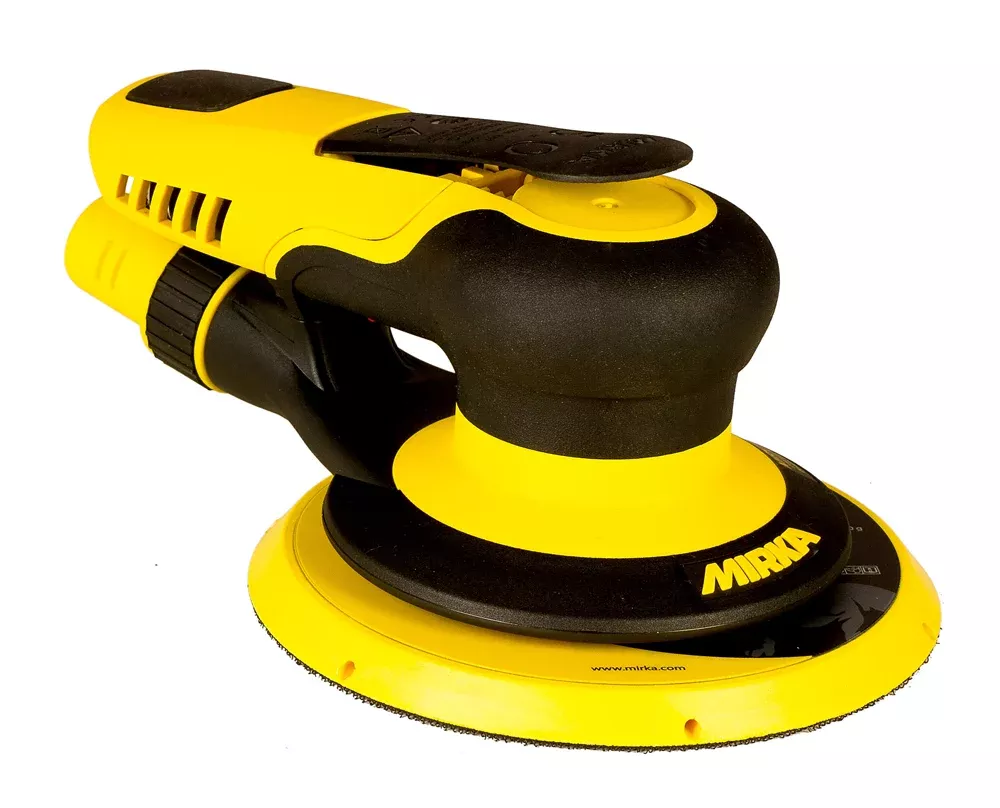 Mirka 6 in. PROS Pneumatic Random Orbital Sander w/ Central Vacuum, 5 mm Orbit MRP-650CV