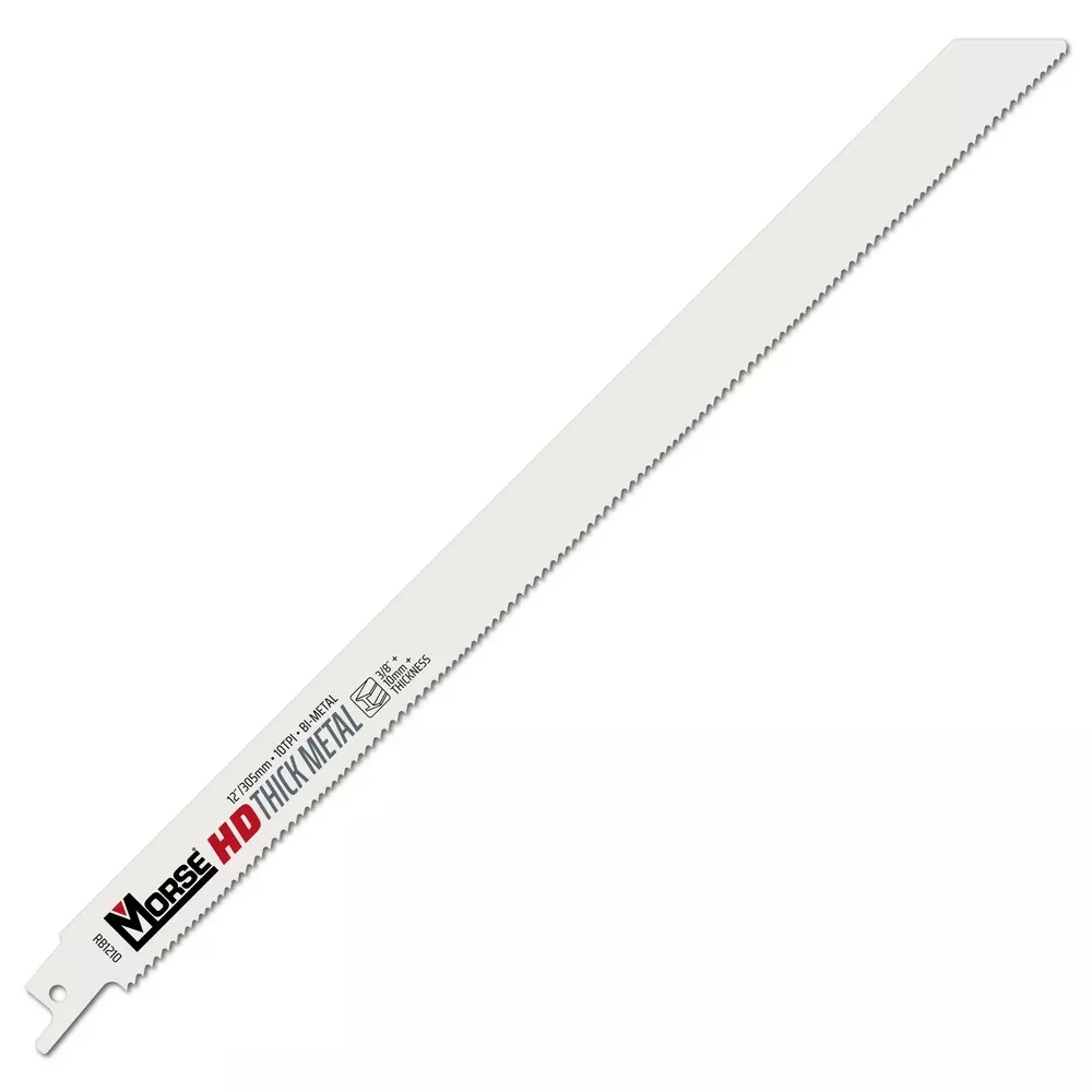 MK Morse 12" 10 TPI Bimetal Reciprocating Saw Blade, 50 Pack 400244