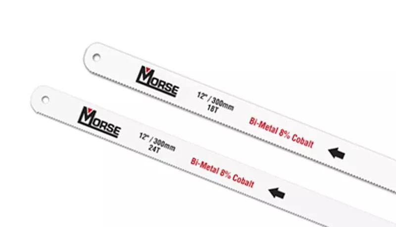 MK Morse 12" 24 TPI Bimetal Hacksaw Blade, 2 Pack 304054