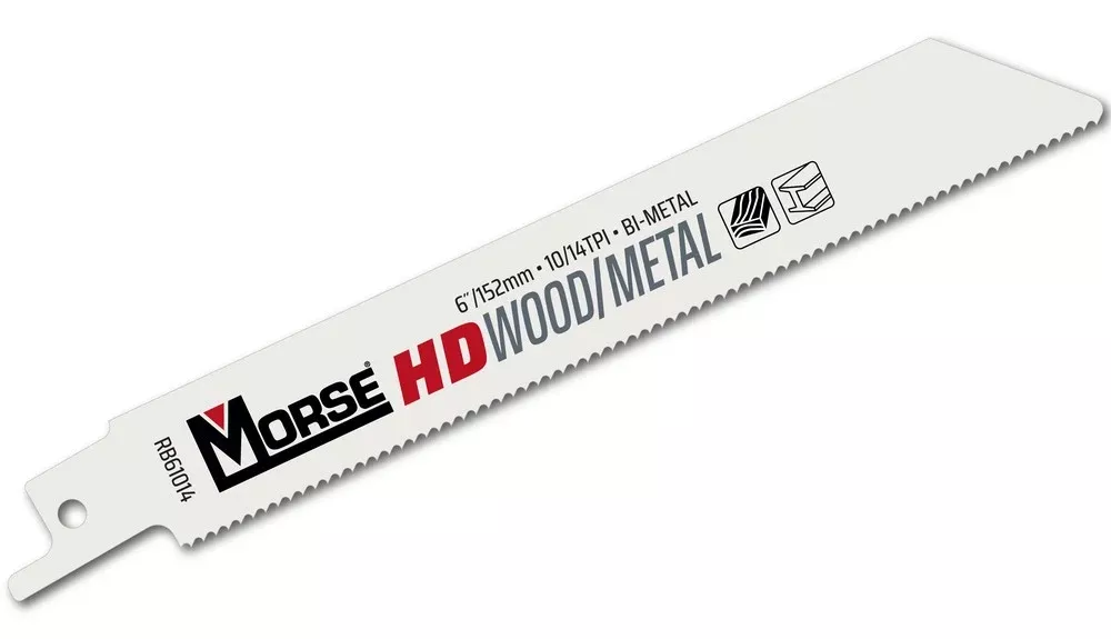 MK Morse 6" 10/14 TPI Bimetal Reciprocating Saw Blade, 50 Pack 402019