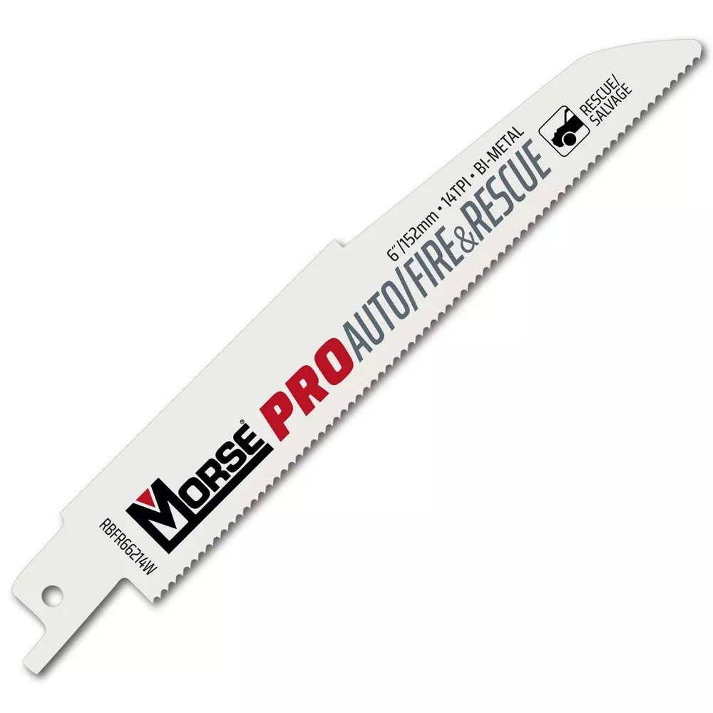 MK Morse 6" 14 TPI Bimetal Reciprocating Saw Blade, 5 Pack 406468