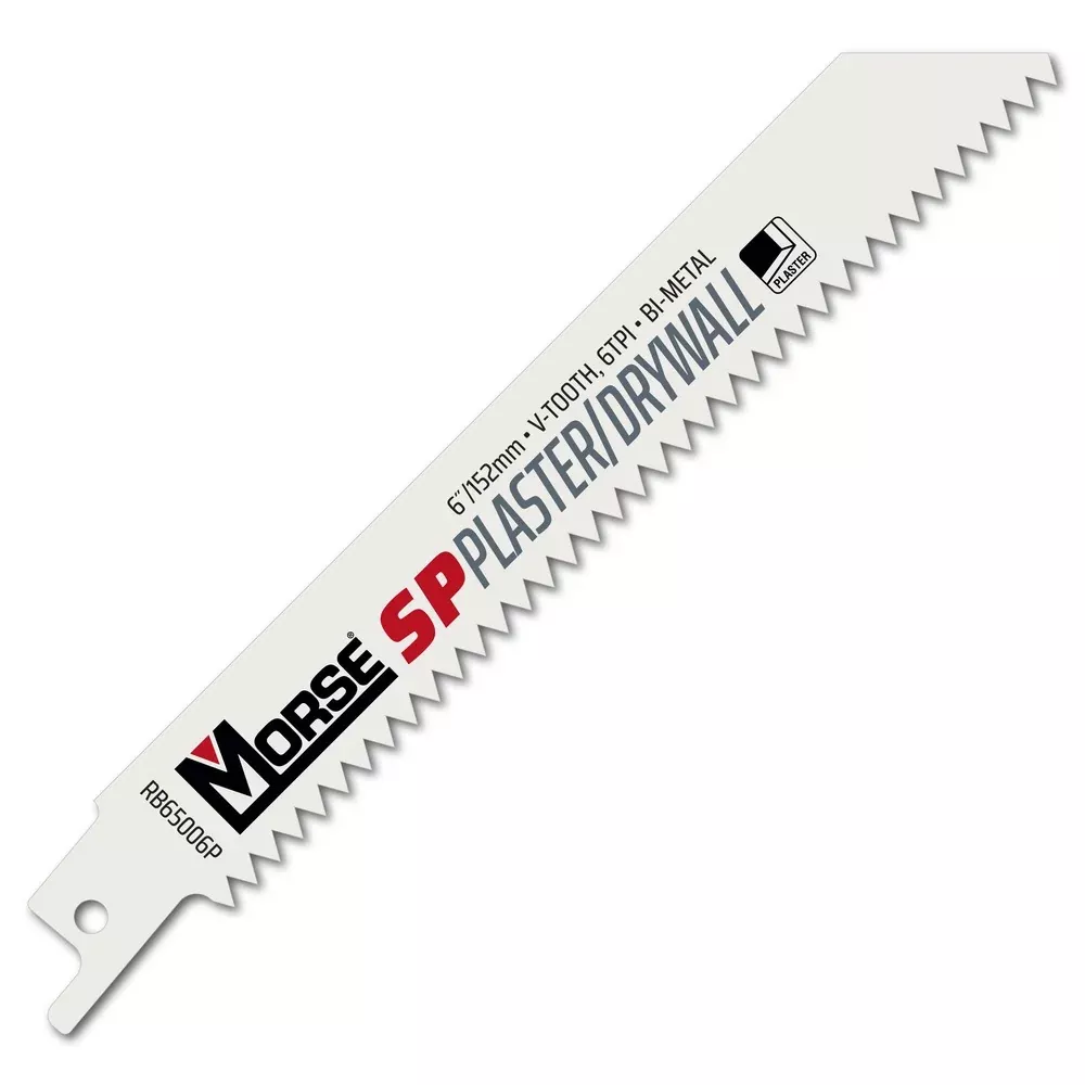 MK Morse 6" 6 TPI V-Tooth Reciprocating Saw Blade, 5 Pack 400350