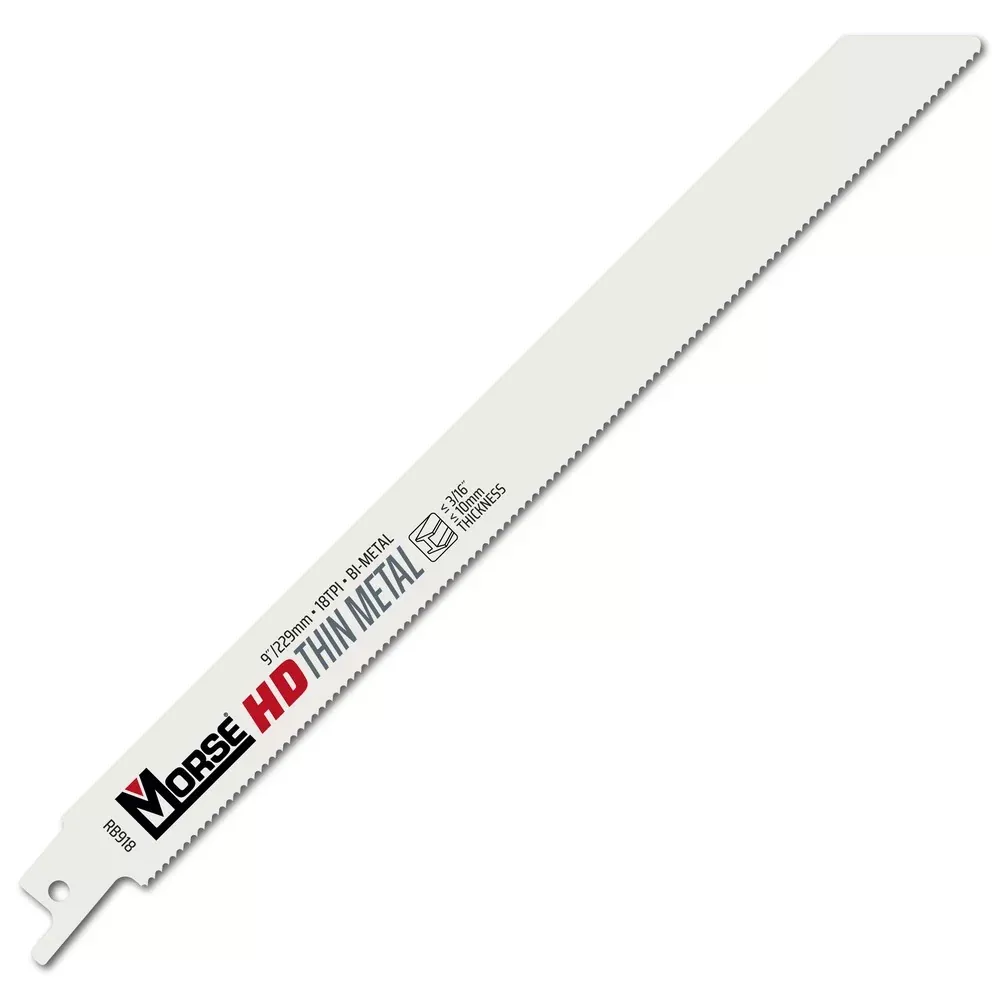 MK Morse 9" 18 TPI Bimetal Reciprocating Saw Blade, 50 Pack 401012