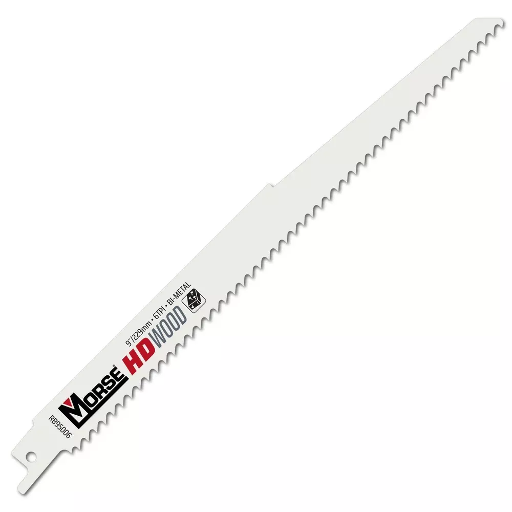 MK Morse 9" 6 TPI Bimetal Reciprocating Saw Blade, 100 Pack 406192