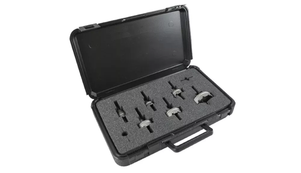 MK Morse 9 Piece Shallow Carbide Tipped Hole Cutter Kit 166737