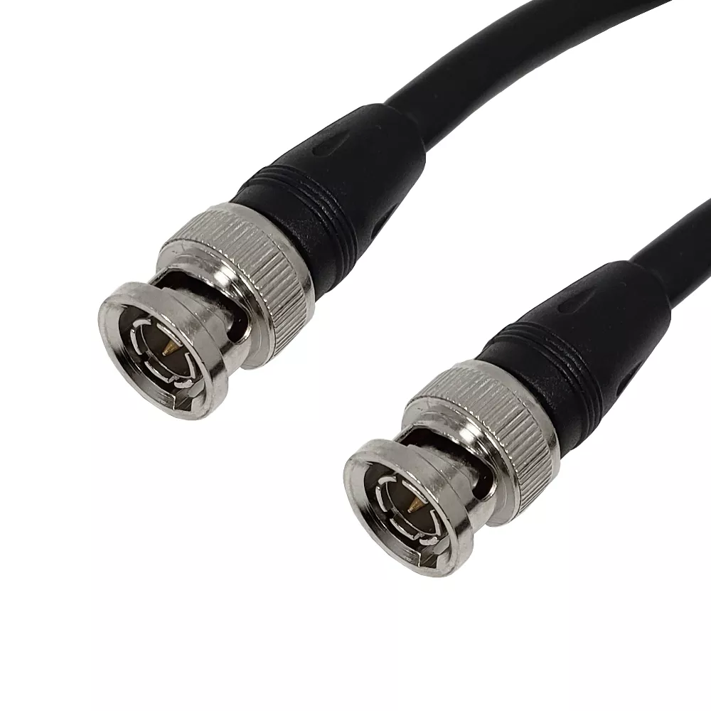 Molded Composite RG59 BNC Cable Male to Male - CL3/FT4 - 3 ft