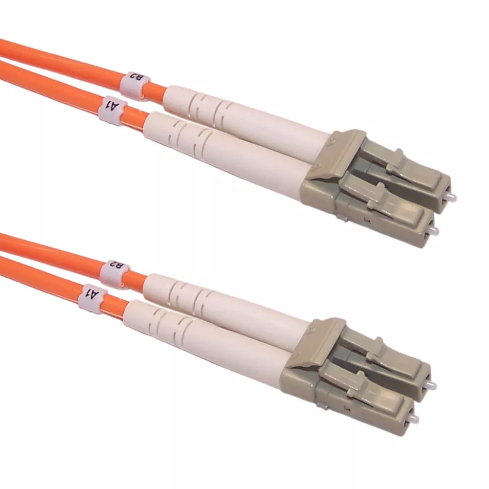 OM1 Multimode Duplex LC/LC 62.5 Micron - Fiber Optic Patch Cable - 3 mm Jacket - 2m - 6 ft