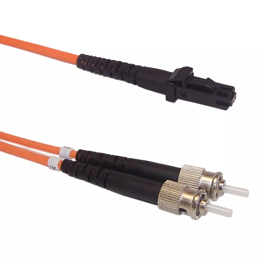 OM1 Multimode Duplex MTRJ/ST 62.5 Micron - Fiber Optic Patch Cable - 1.8 mm Jacket - 1m - 3 ft