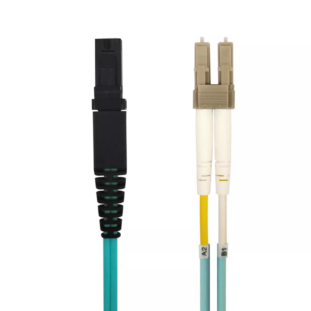 OM3 Multimode Duplex MTRJ/LC50 Micron - Fiber Optic Patch Cable - 2mm Jacket - 1m - 3 ft