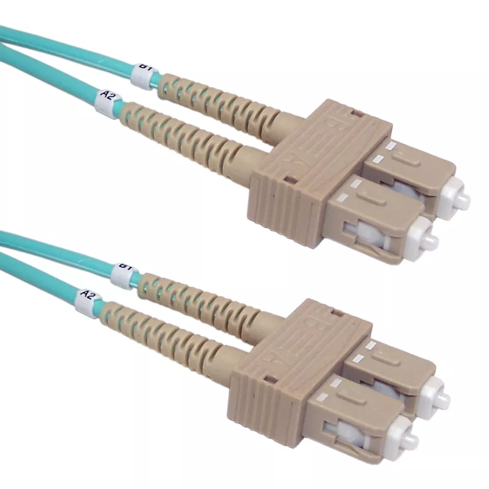OM4 Multimode Duplex SC/SC 50 Micron - Fiber Optic Patchcable - 2 mm Jacket - 3m - 10 ft