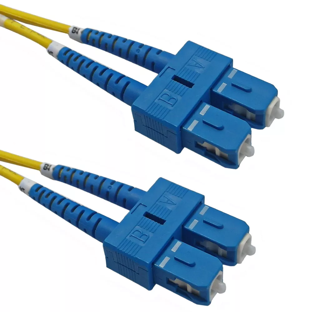 OS2 Singlemode Duplex SC/SC 9 Micron - Fiber Optic Patchcable - 3 mm Jacket - 2m - 6 ft