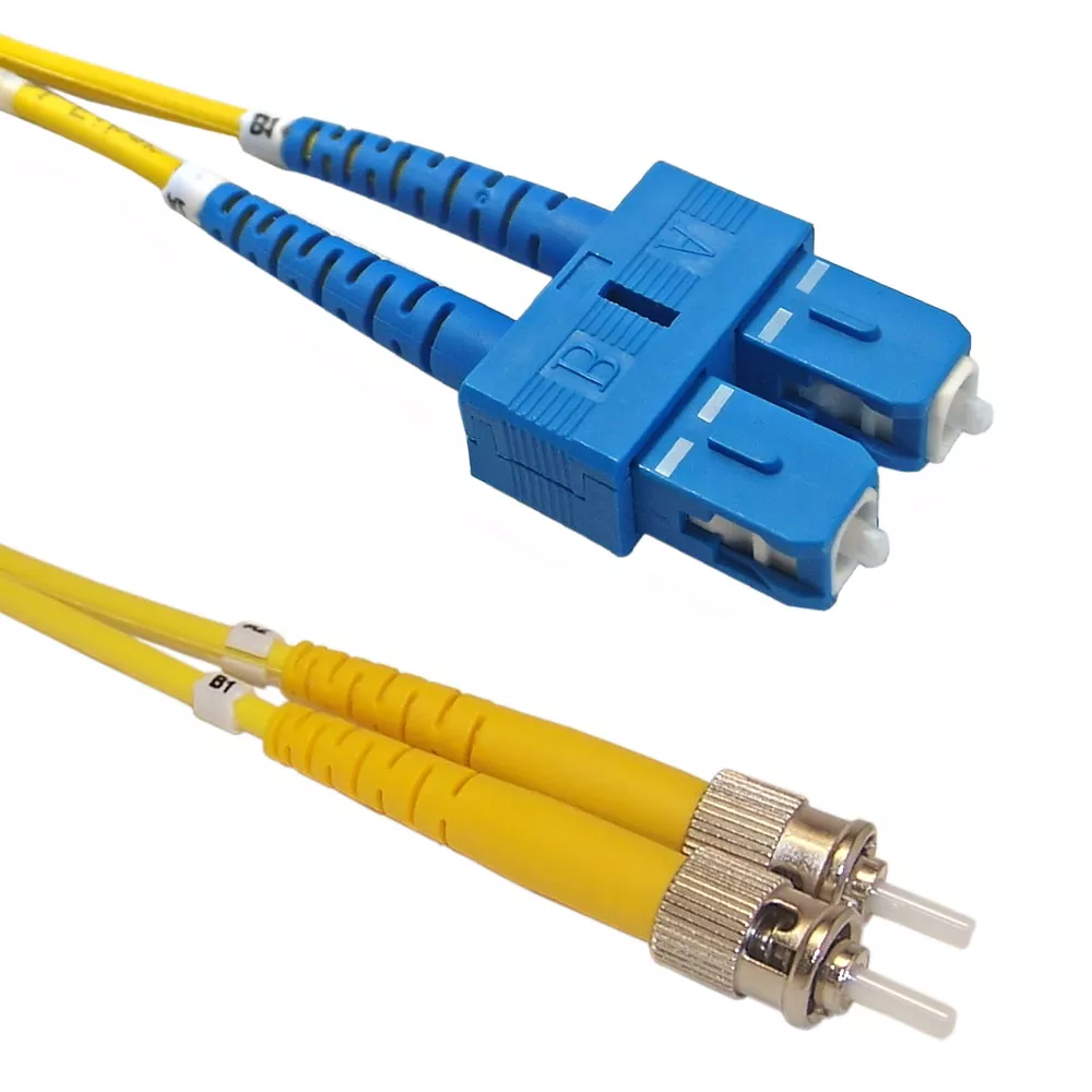 OS2 Singlemode Duplex SC/ST 9 Micron - SC/ST Fiber Optic Patch Cable - 3 mm Jacket - 5m - 15 ft