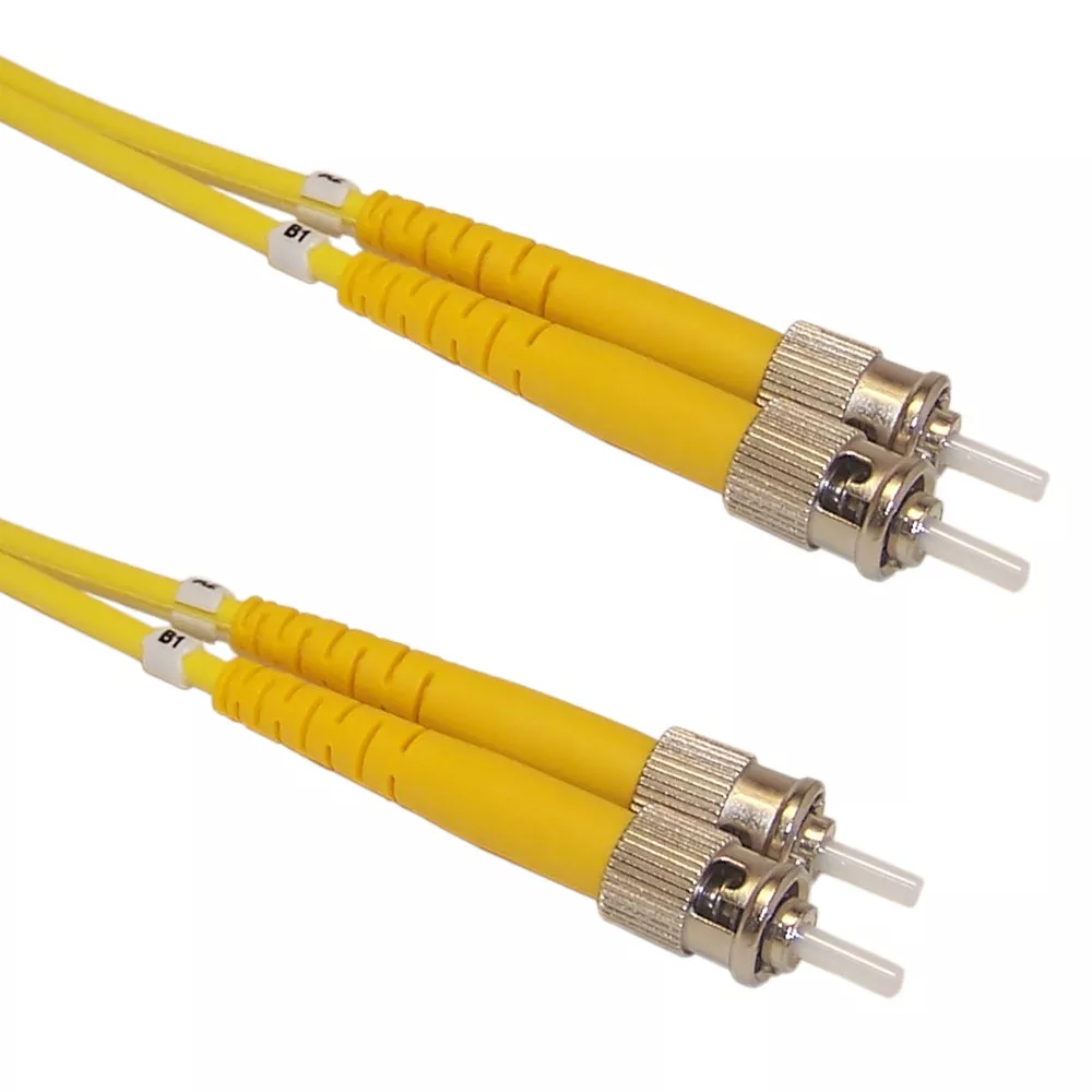 OS2 Singlemode Duplex ST/ST 9 Micron - Fiber Optic Patchcable - 3 mm Jacket - 30m - 100 ft
