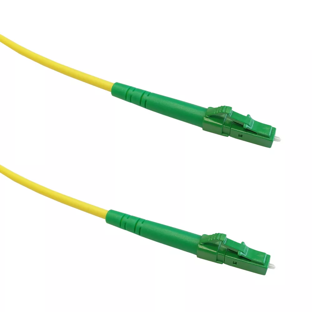 OS2 Singlemode Simplex LC/APC to LC/APC 9 Micron - Fiber Optic Patch Cable-2mm Jacket-LSZH/OFNR-5m