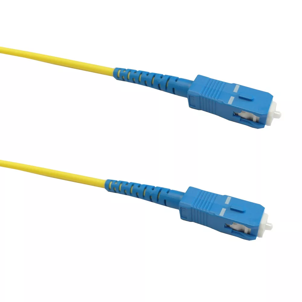 OS2 Singlemode Simplex SC/SC 9 Micron - Fiber Optic Patch Cable - 2mm Jacket - LSZH/OFNR - 5m