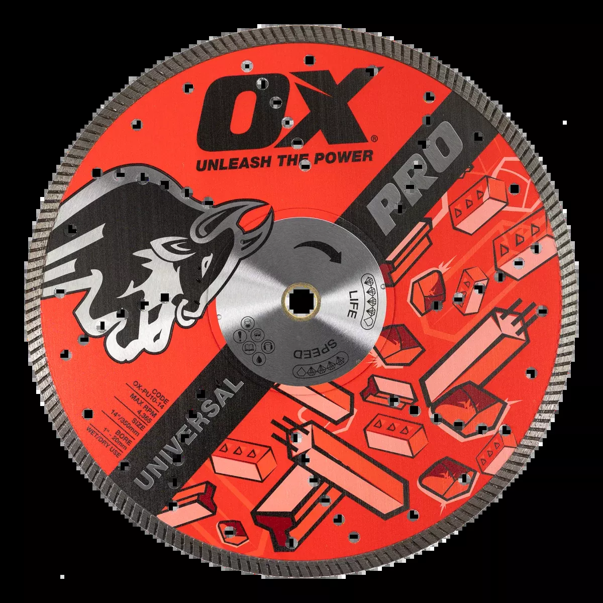 Ox Tools Pro 14" Universal Diamond Blade OX-PU10-14