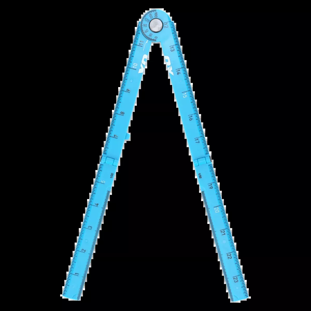 Ox Tools Pro 24" Imperial Tuff Rule - Cyan OX-P507303