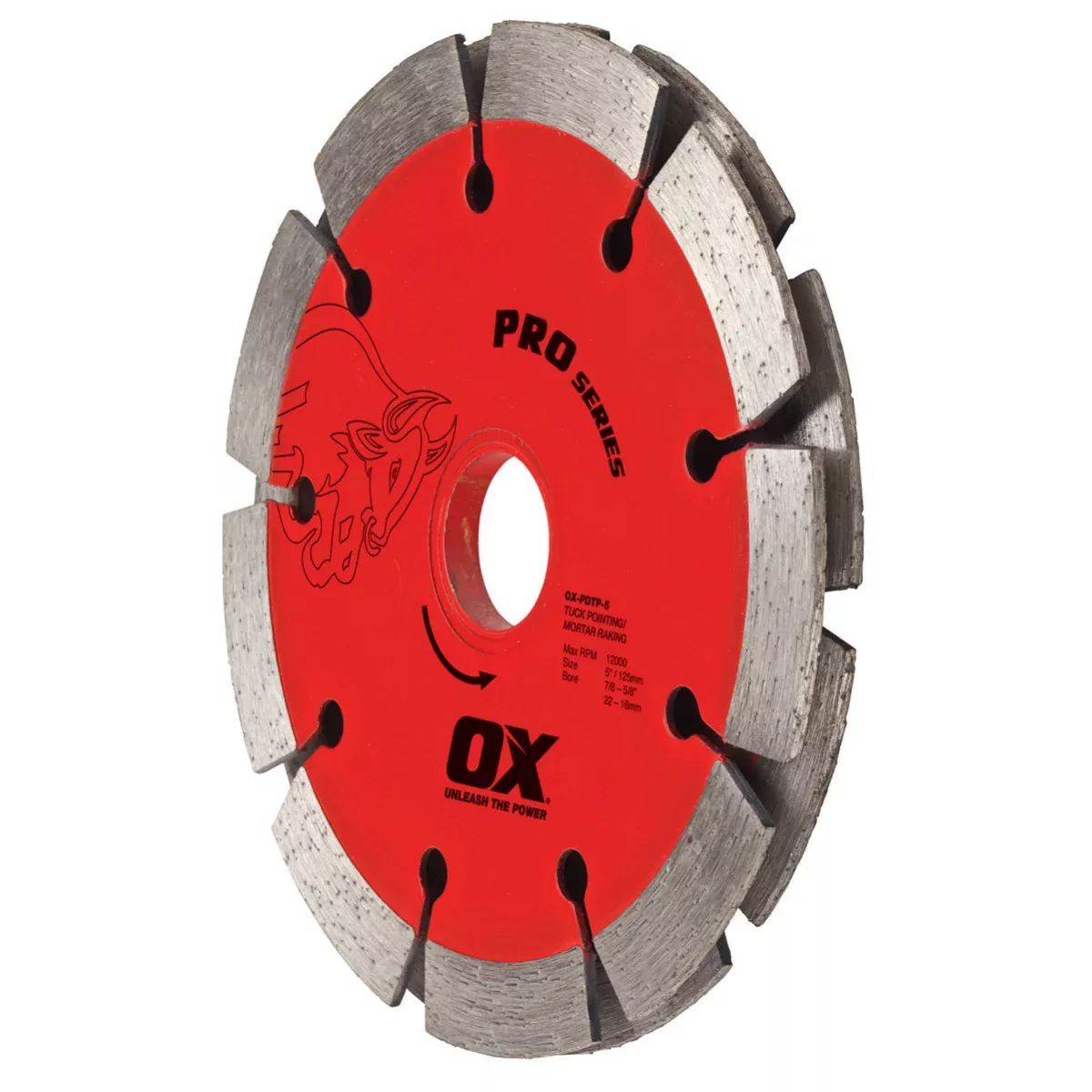 Ox Tools Pro 4-1/2" Sandwich Double Tuck PointingDiamond Blade OX-PDTP-4.5
