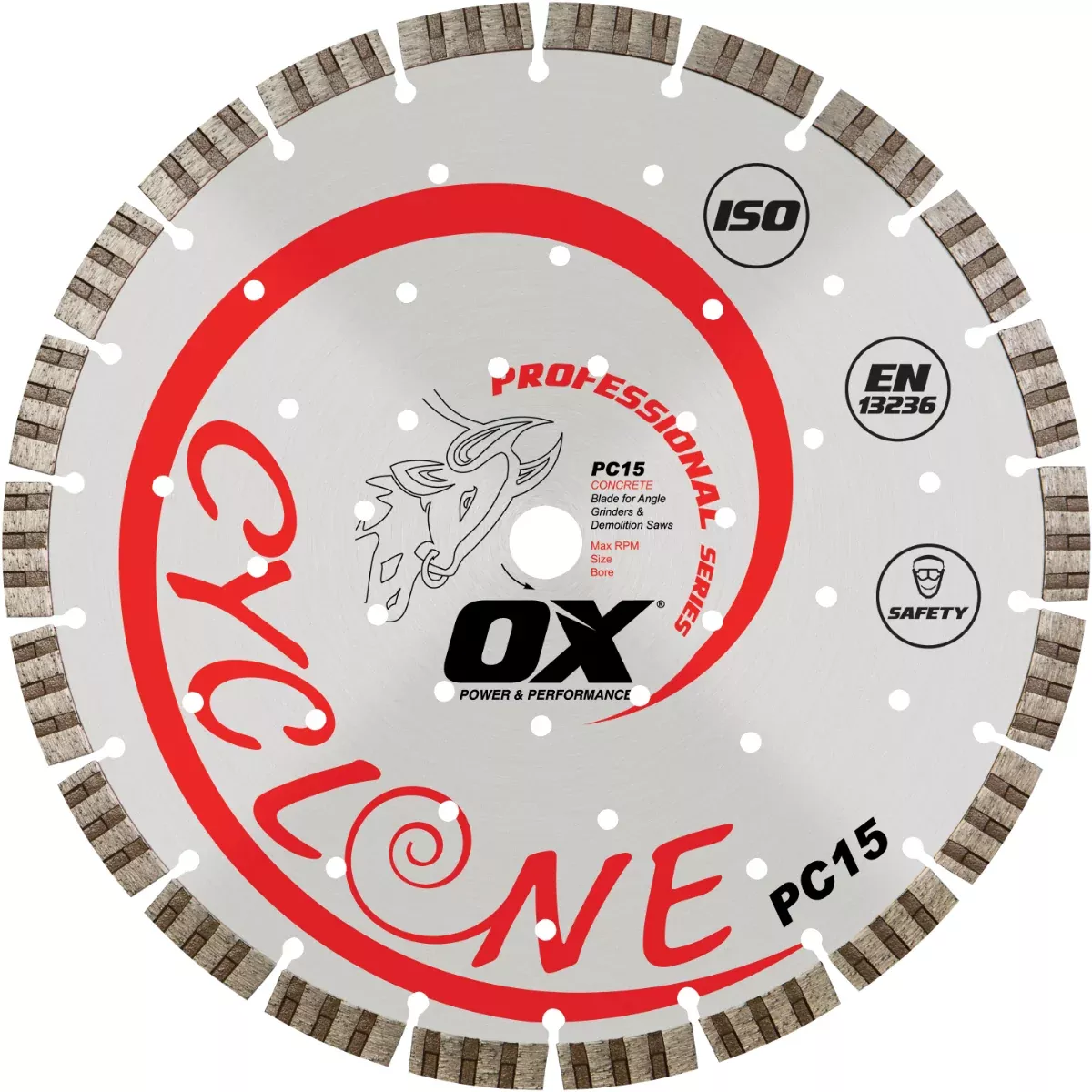 Ox Tools Pro 7" Concrete Diamond Blade OX-PC15-7