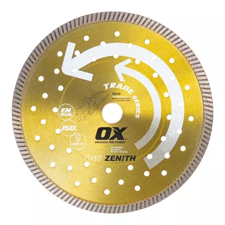 Ox Tools Trade 9" Turbo Universal/Hard Diamond Blade OX-TU10-9