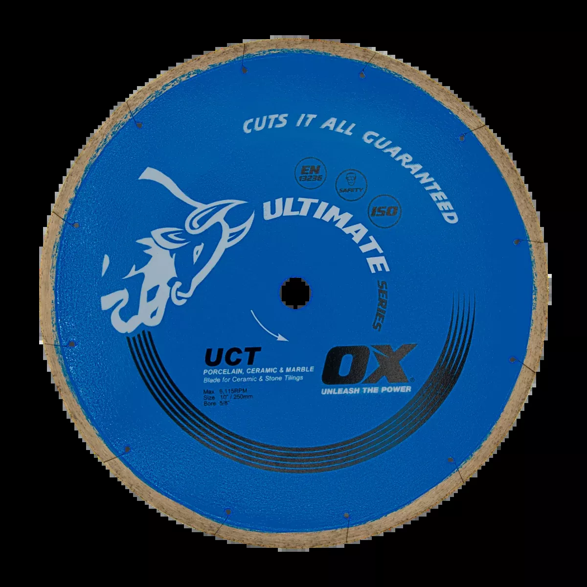 Ox Tools Ultimate 10" Ceramic Tile Continuous Rim Diamond Blade OX-UCT-10