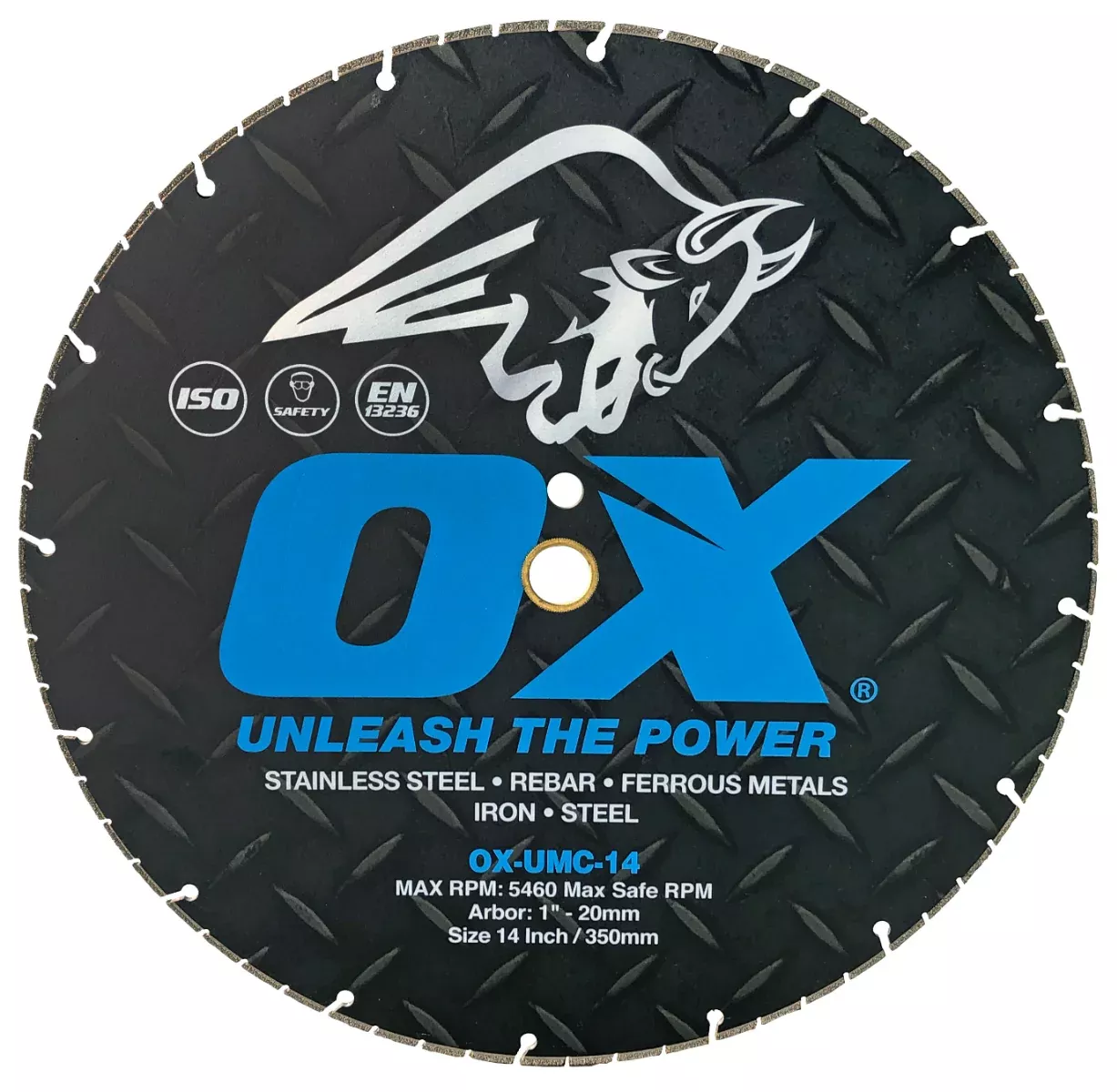 Ox Tools Ultimate 14" Metal Cutting Vacuum Brazed Diamond Blade OX-UMC-14