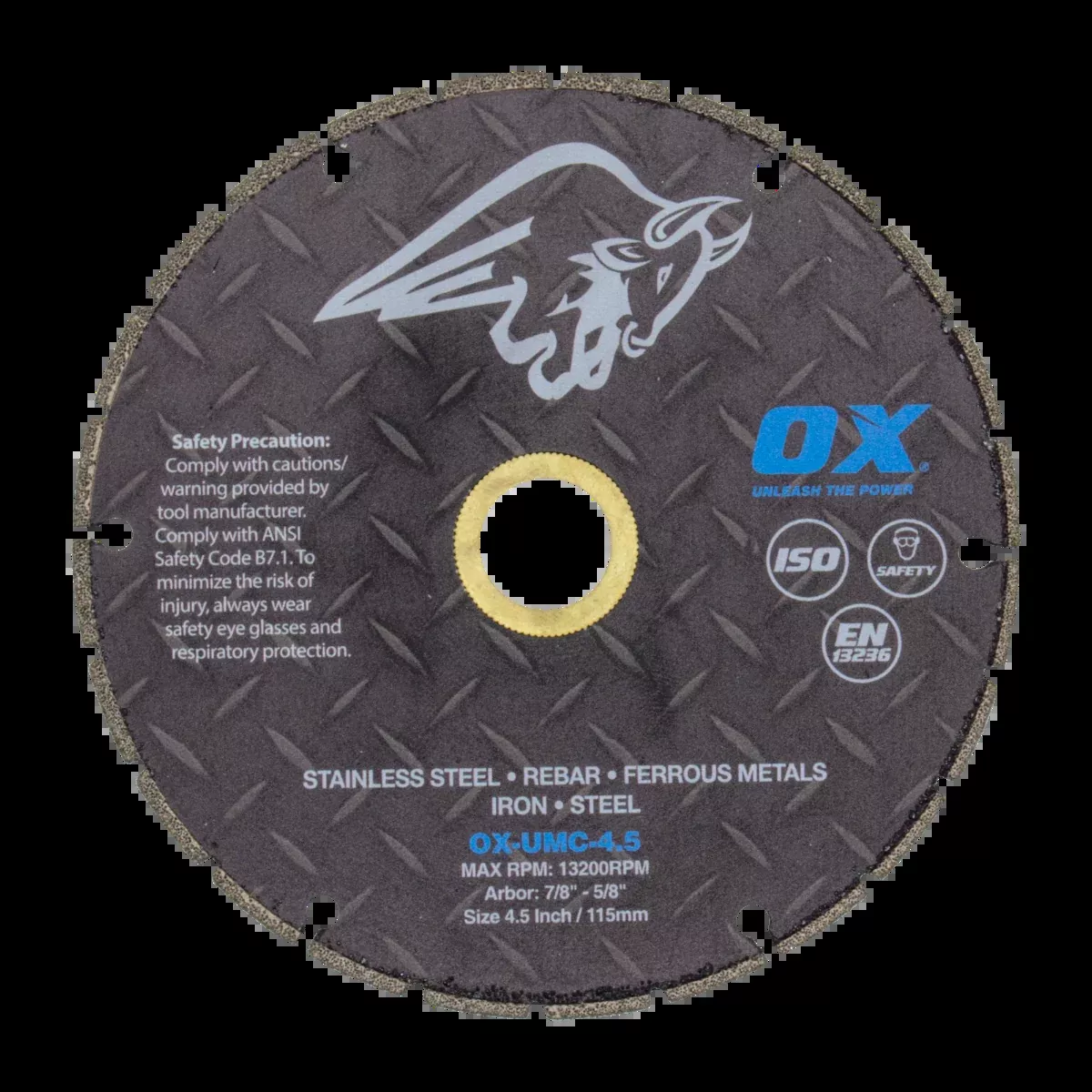 Ox Tools Ultimate 4-1/2" Metal Cutting Vacuum Brazed Diamond Blade OX-UMC-4.5