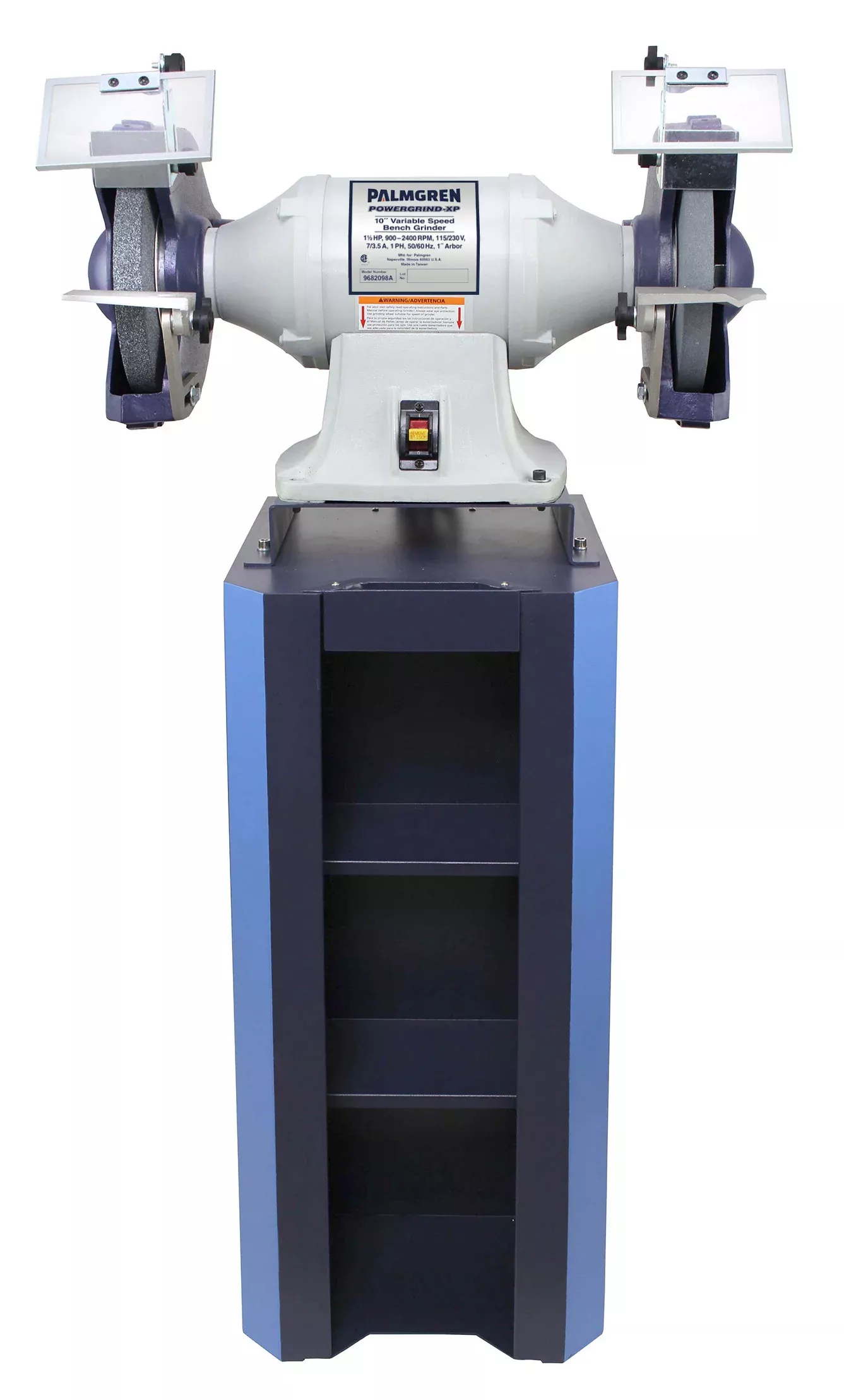 Palmgren 10" VS Bench Grinder/Pedestal Dust Collector Combo 9682114