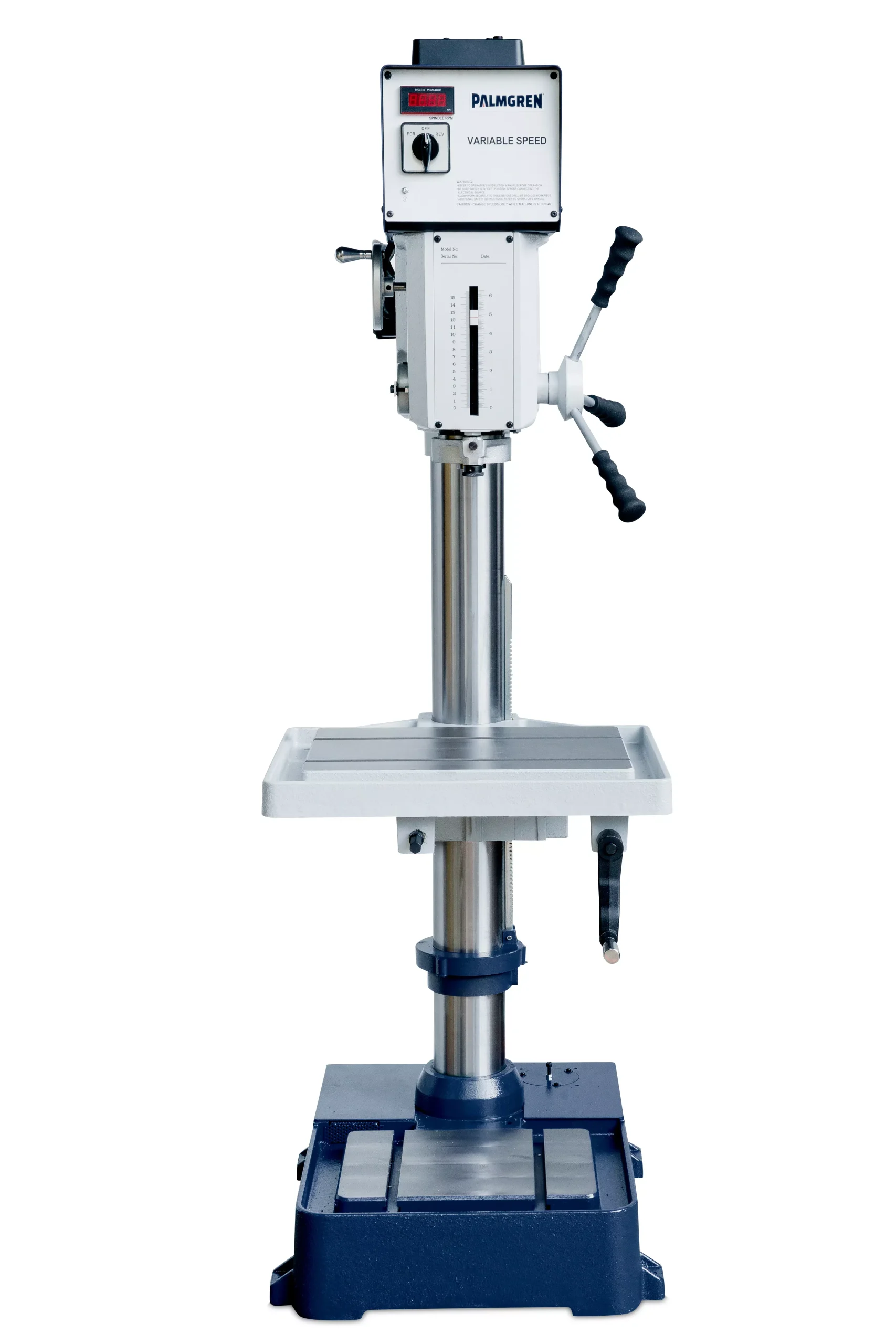 Palmgren 20" Variable Speed Belt Drive Drill Press 230/460V Three Phase 9680227