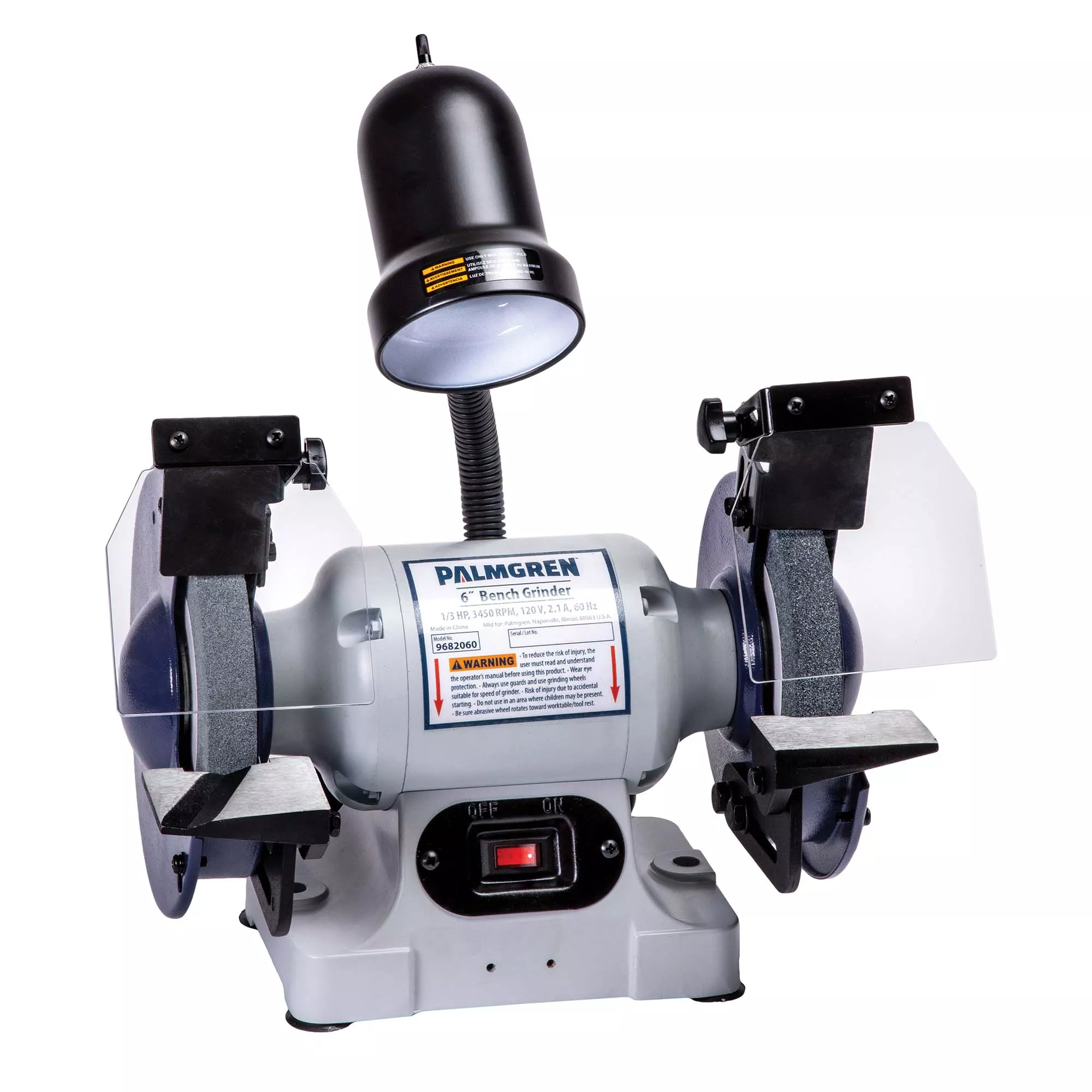Palmgren 6" Economy Bench Grinder 1/3 HP 115V 9682060