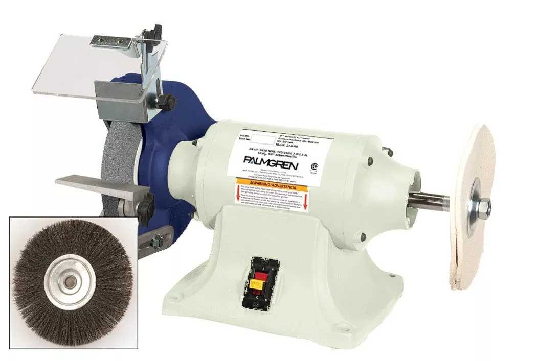 Palmgren 6 in. Grinder Buffer, 1/3HP, 115/230V 9682068