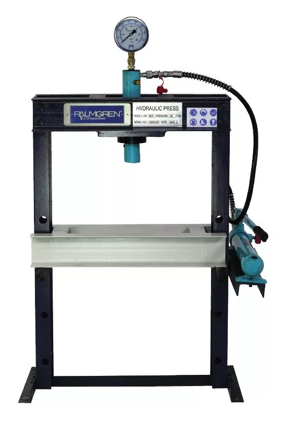 Palmgren 75 Ton 87 in. Hydraulic Press with Manual Pump 9661615