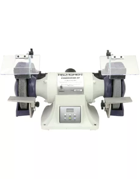 Palmgren 8 in. Powergrind Variable Speed Bench Grinder, 1HP, 115/240V 9682097