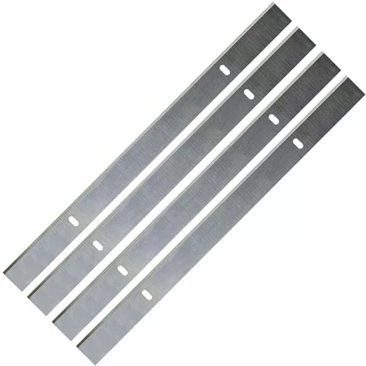 Planer Blades 261mm HSS Planer Knives 10-2/7 Inch Jointer Knives for Scheppach HMS1070 HMS850 HMS2000, Jet JPT-10B, Erbauer EPT1500, SRF-254-1600S,261x16.5x1.5mm,4 Pcs