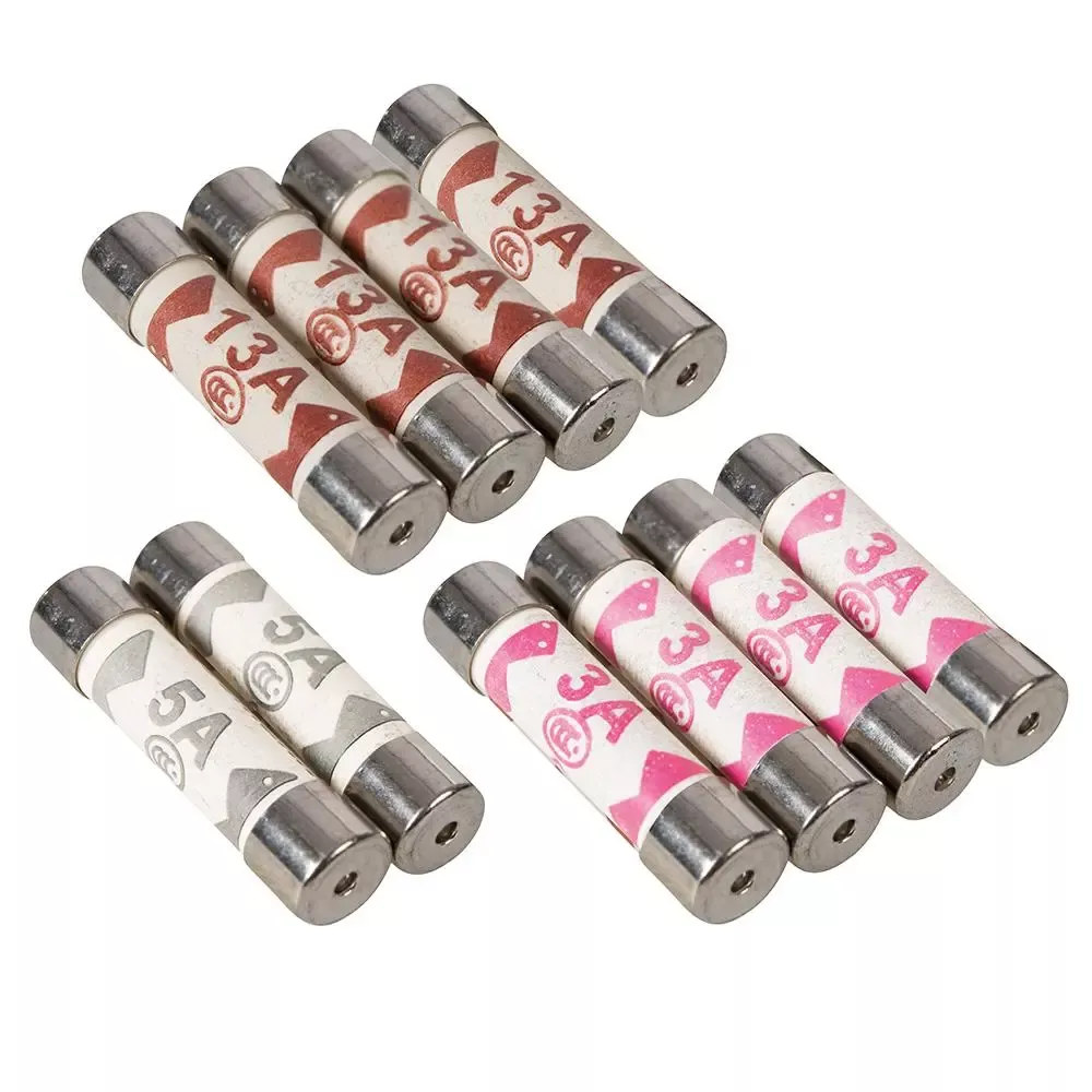 Powermaster Fuses 10pk 3A, 5A & 13A 952591