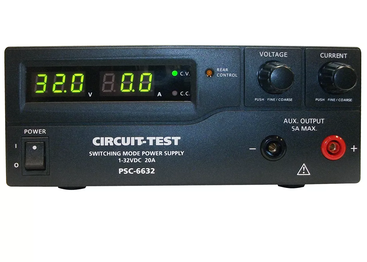 PSC-6632 - Single Output - Switching Power Supply (32VDC/20A), Remote Programmable
