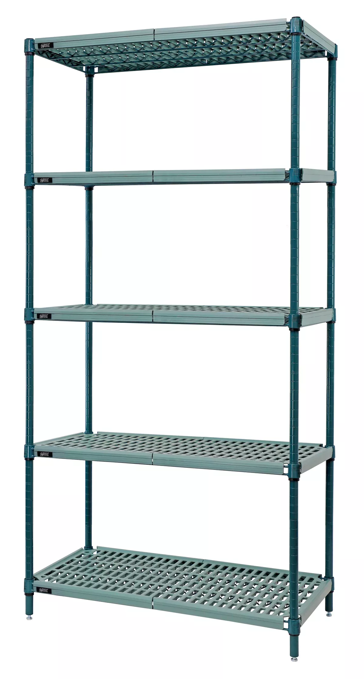 Quantum WR74-1836WPM-5 | Wire Plastic Mat Shelving Unit