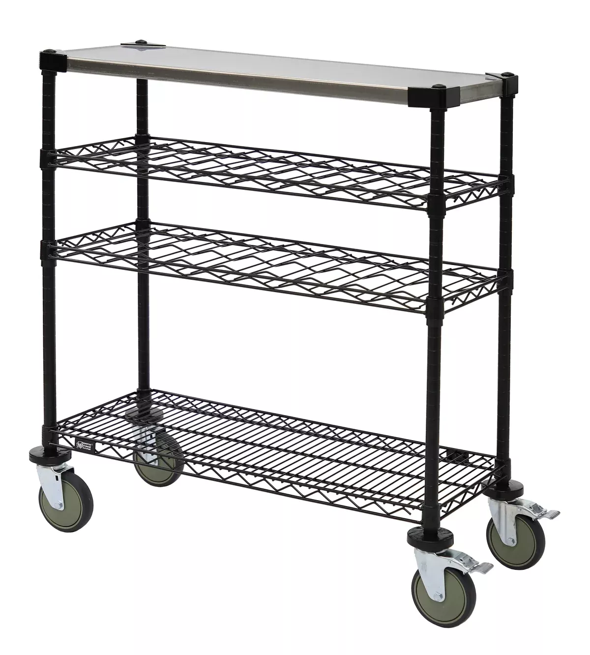 Quantum WRC-1436WSBK-1SS | Wine Display /Worktable Cart