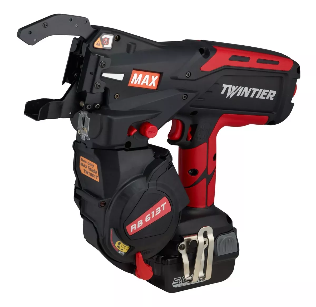 RB613T MAX Rebar Tying Tool #5 x #5 up to #9 x #10 with 19ga wire