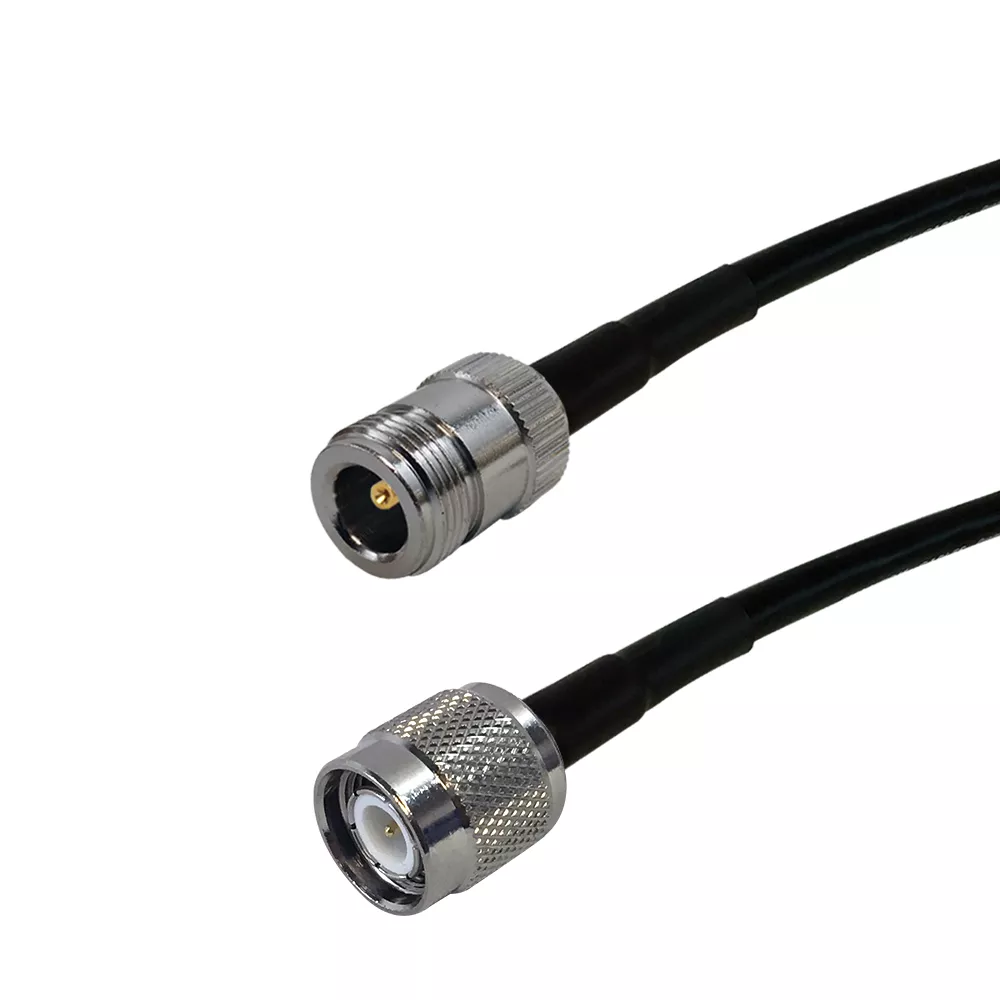 RG174 N-Type Female to TNC Male Cable - 1 ft