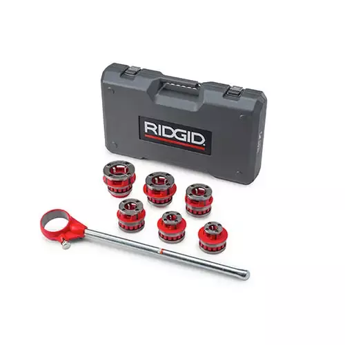 Ridgid 36510 12-R NPSM-1/2-2 Exposed Manual Ratchet Threader Set
