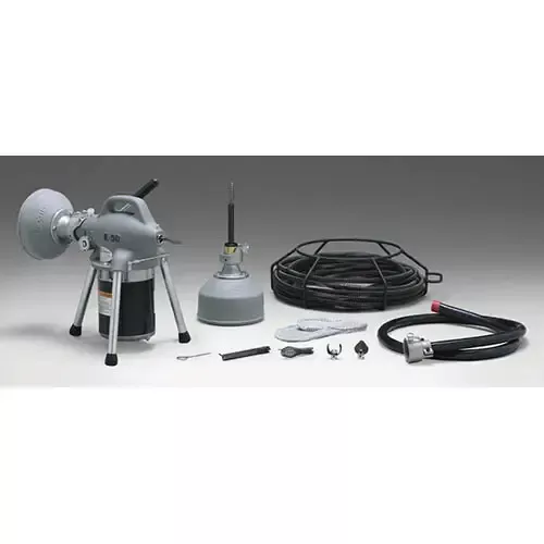 RIDGID 59000 K-50-8 Sectional Drain Cleaning Machine, A-30 Cable Kit