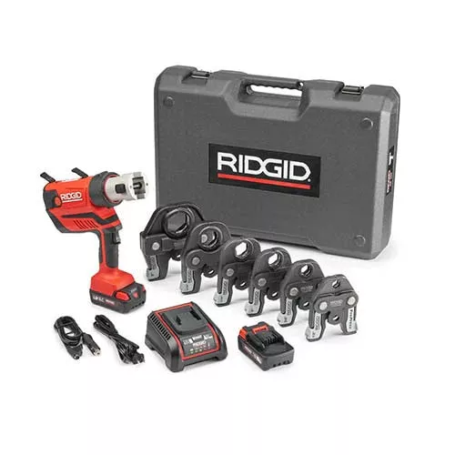 Ridgid 67053 RP 350 Press Tool Kit, Battery and Charger, 1/2" - 2" ProPress Jaws