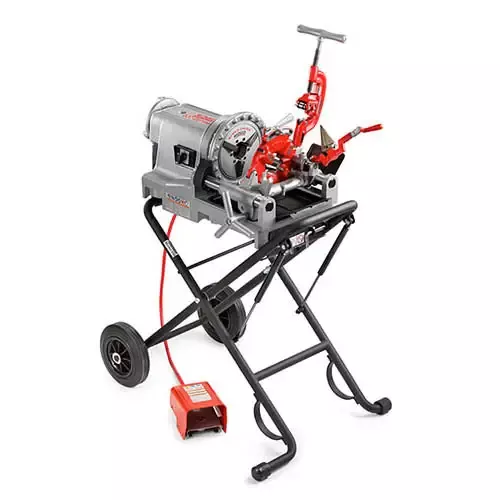 RIDGID 67182 1/2" - 2" NPT Hammer Chuck w/ 250 Folding Wheel Stand - 67182